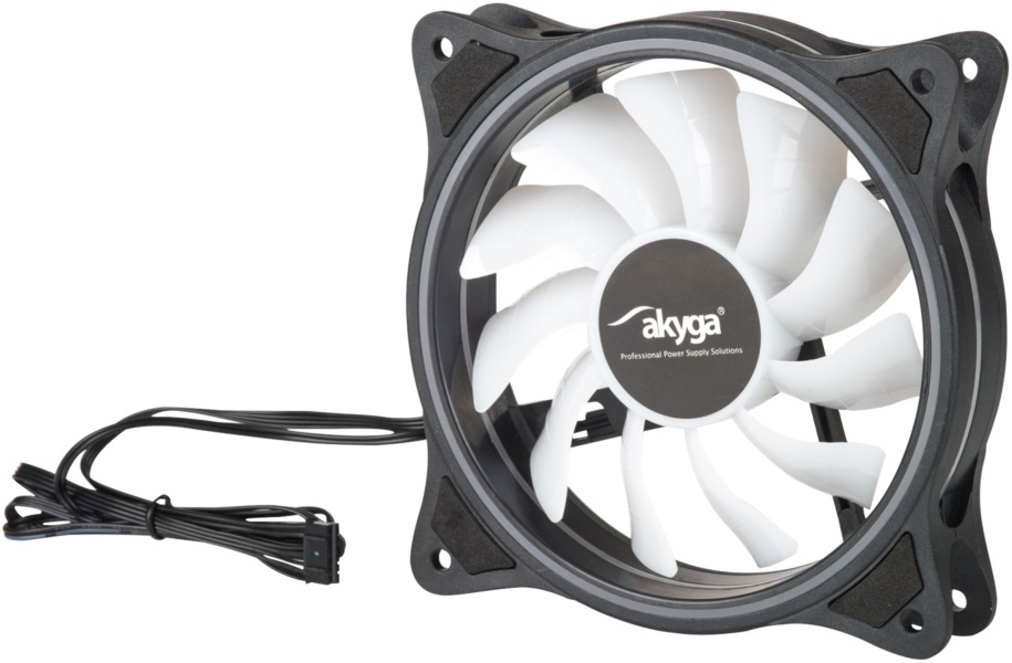 Akyga 120mm RGB LED ház hűtőventilátor