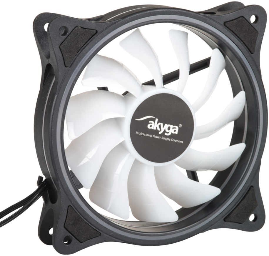 Akyga 120mm RGB LED ház hűtőventilátor