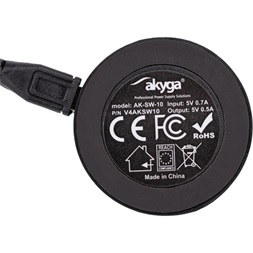 Akyga Samsung Galaxy Watch Small GEAR S2 S3 AK-SW-10 1m okosóra hálózati töltő adapter