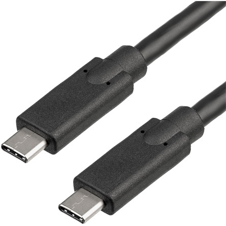 Akyga USB-C - USB-C M/M adatkábel 1m fekete