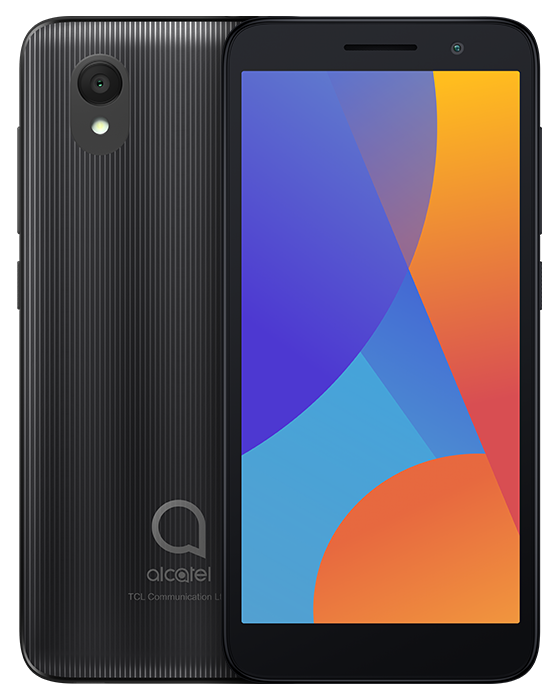Alcatel 1 DS 2021 5" 16GB Dual SIM fekete okostelefon + DominoFix Quick alapcsomag