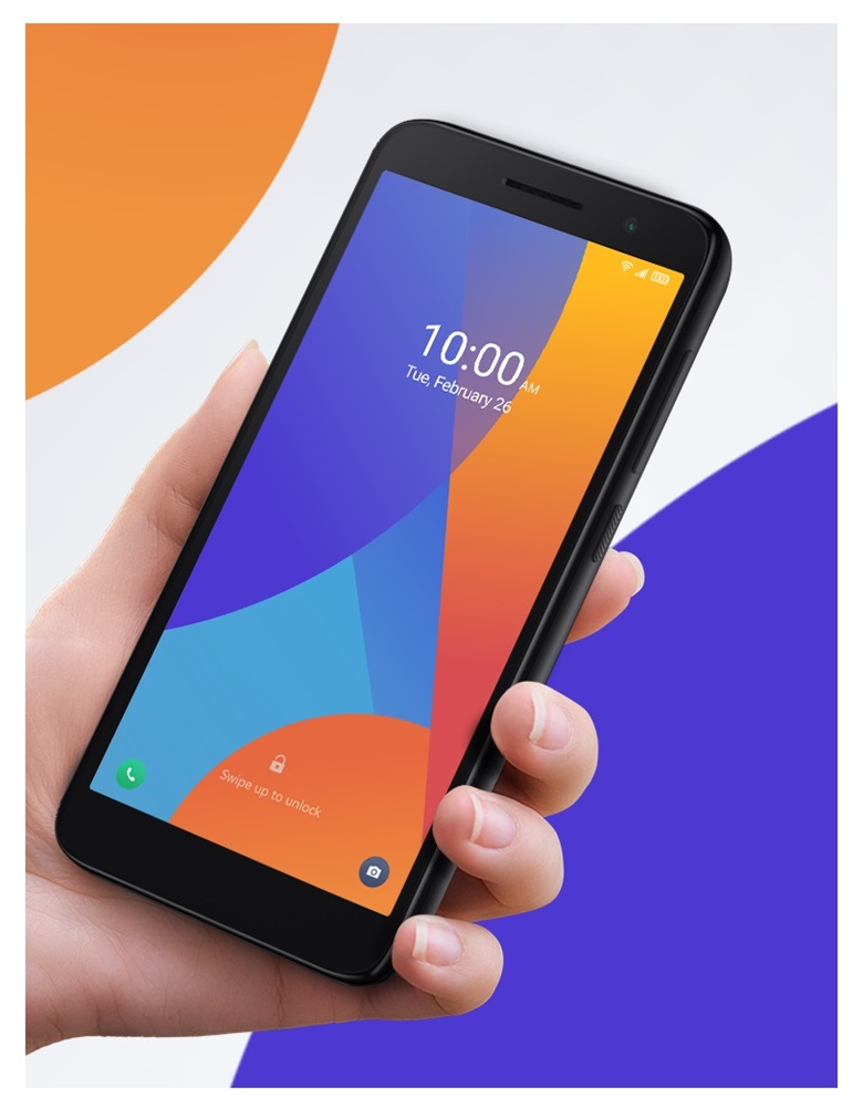 Alcatel 1 DS 2021 5" 16GB Dual SIM fekete okostelefon + DominoFix Quick alapcsomag