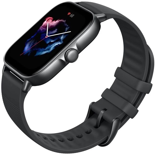 Amazfit GTS 3 fekete okosóra