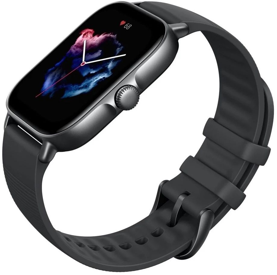 Amazfit GTS 3 fekete okosóra