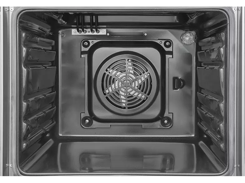Amica 54037 inox, szabadonálló, kerámialapos, elektromos, főzőzóna: 4, sütő:66L, grill, tűzhely