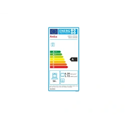 Amica 55346 fehér, szabadonálló, gáz, főzőzóna: 4, sütő:58L, tűzhely