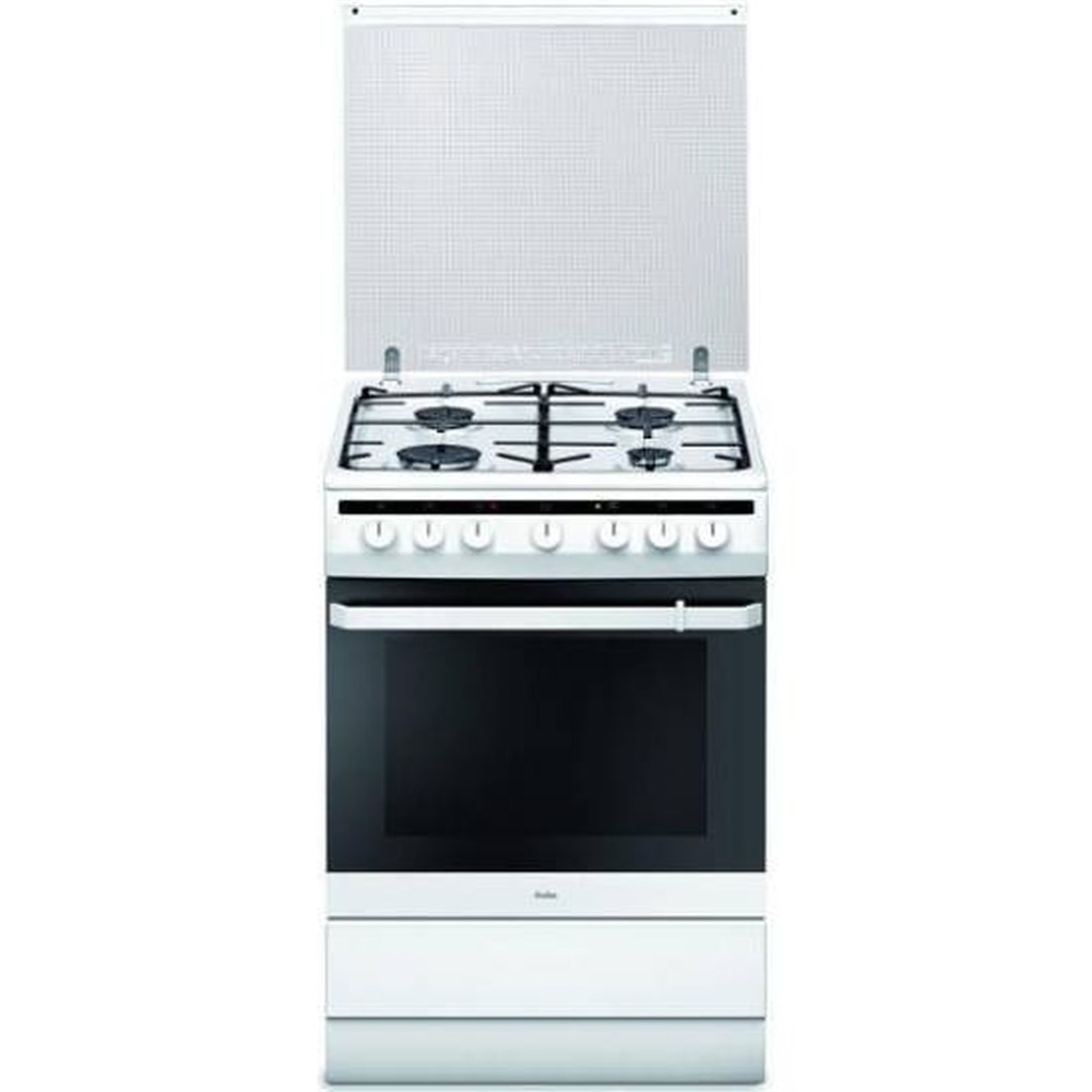 Amica 55700 fehér, szabadonálló, gáz, kombinált, főzőzóna: 4, sütő:62L, grill, tűzhely
