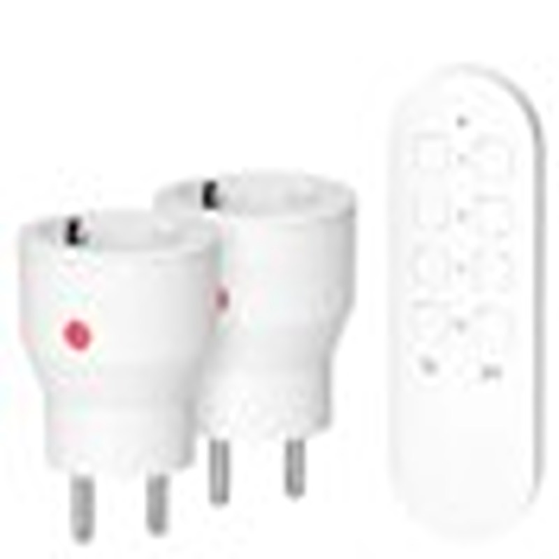 Anco 1+2, 40m, 2300W, 230 V, IP20 távirányítós dugalj szett