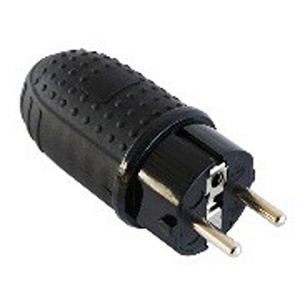 Anco 321640 16A 250V, gumi; ergonómikus felülettel, IP44, 16A,250V földelt dugvilla