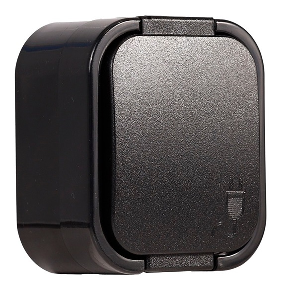 Anco Hydra+ 1-es IP54 földelt falon kívüli dugalj