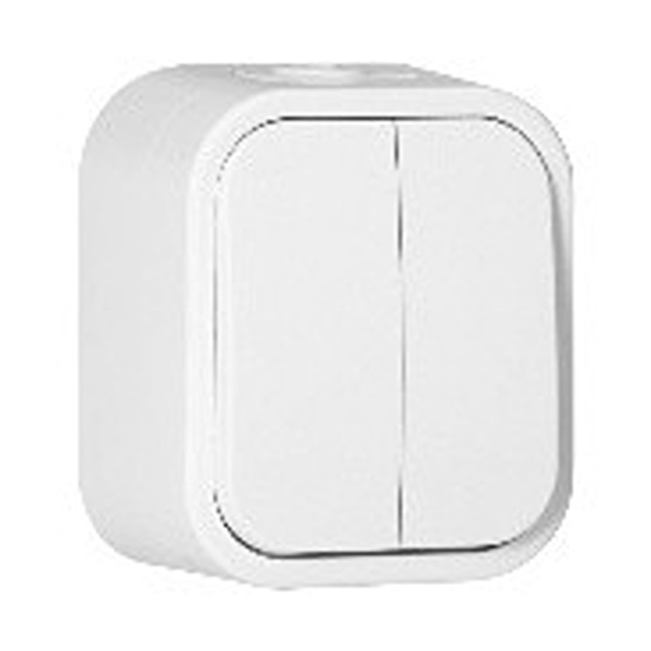 Anco Hydra+ IP54, fehér falonkivüli kültéri csillárkapcsoló