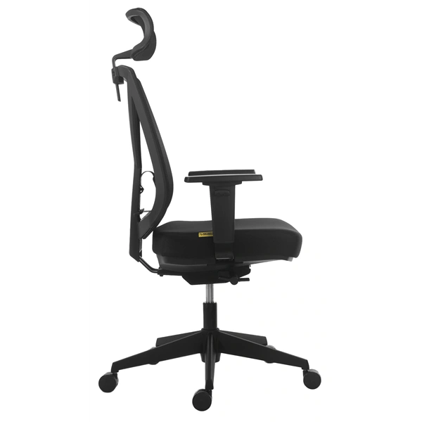 Antares Miro standard 2D fekete/mesh fejtámlás irodai forgószék