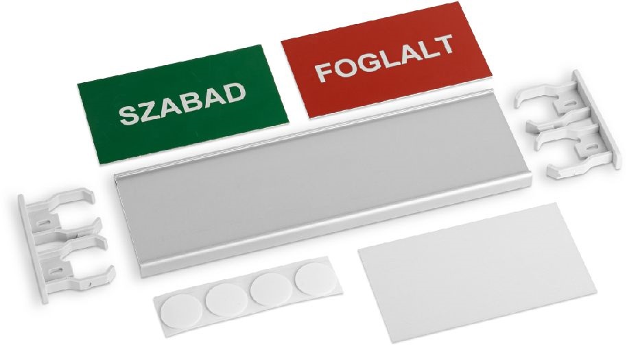 Alusign Fix szabad - foglalt tábla
