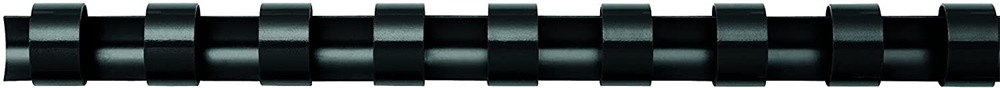 Apex 19mm 100db-os 121-150lapos fekete műanyag spirál (Újszerű)