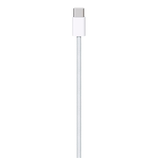 Apple 1m Type C apa-apa szőtt borítású fehér kábel