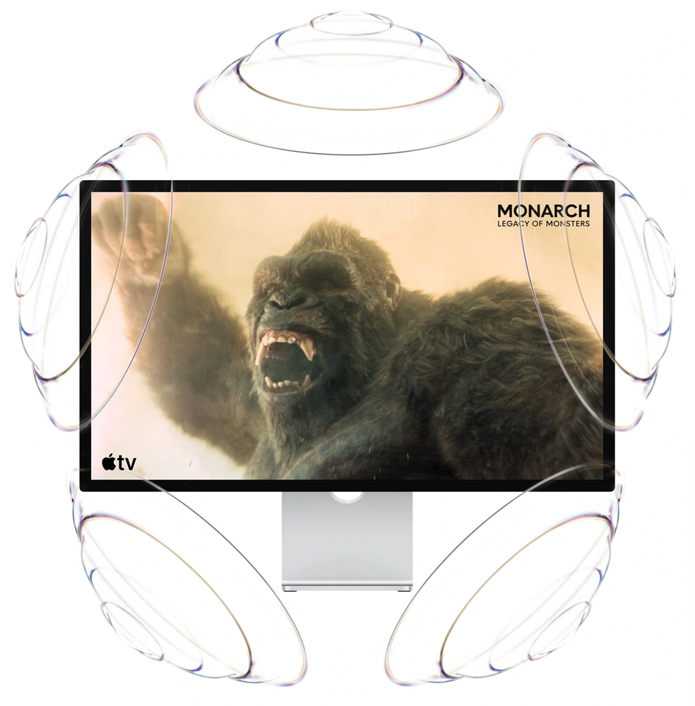 Apple 27" Studio Display 5K Retina monitor dönthető és állítható magasságú állvánnyal