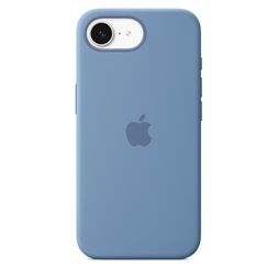 Apple MD3Q4ZM/A iPhone 16e télkék szilikon hátlap