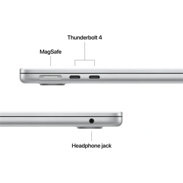Apple MacBook Air 13"/M5 chip 10 magos CPU és GPU/16GB/1TB SSD/ezüst laptop
