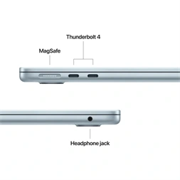 Apple MacBook Air 13"/M5 chip 10 magos CPU és GPU/16GB/1TB SSD/kék laptop
