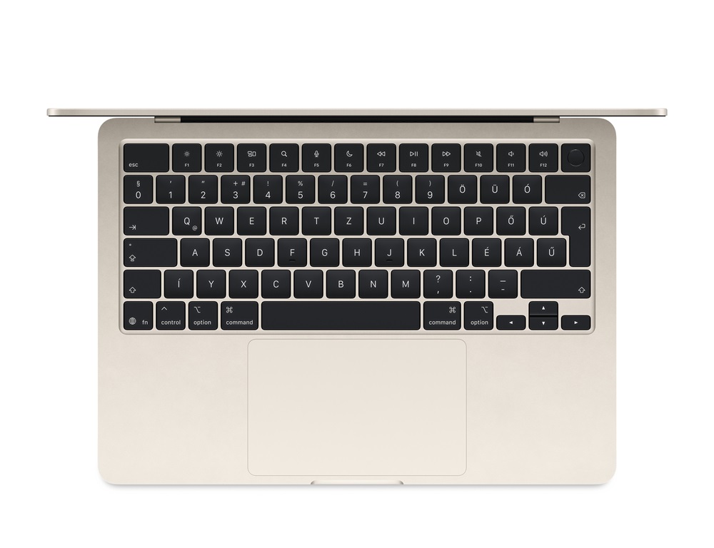 Apple MacBook Air 13"/M4 chip 10 magos CPU és 8 magos GPU/16GB/256GB SSD/csillagfény laptop