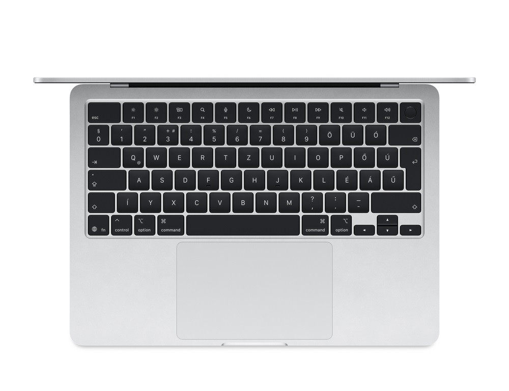 Apple MacBook Air 13"/M4 chip 10 magos CPU és 8 magos GPU/16GB/256GB SSD/ezüst laptop