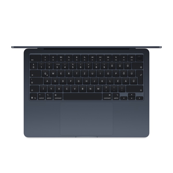 Apple MacBook Air 13"/M4 chip 10 magos CPU és 8 magos GPU/16GB/256GB SSD/fekete laptop