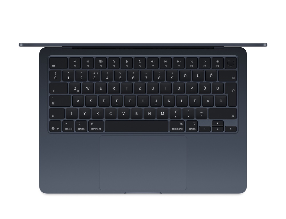 Apple MacBook Air 13"/M4 chip 10 magos CPU és GPU/24GB/512GB SSD/fekete laptop