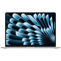 Apple MacBook Air 15"/M4 chip 10 magos CPU és GPU/24GB/512GB SSD/kék laptop