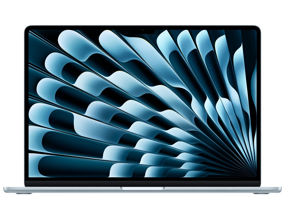 Apple MacBook Air 15"/M4 chip 10 magos CPU és GPU/24GB/512GB SSD/kék laptop