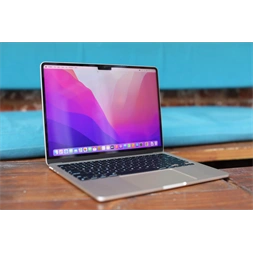 Apple MacBook Air 2022 13,6"/M2 chip és 10 magos GPU/8GB/512GB SSD/Cseh/ezüst laptop (Felújított,batteryCARE+)