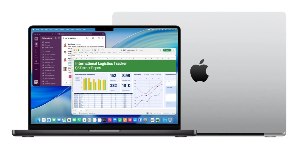 Apple MacBook Pro 14"/M5 chip 15 magos CPU és GPU/24GB/1TB SSD/ezüst laptop