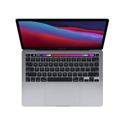 Apple MacBook Pro 2020 13,3"Retina/M1 chip és 8 magos GPU/8GB/512GB SSD/Cseh/ezüst laptop (Felújított,batteryCARE+)