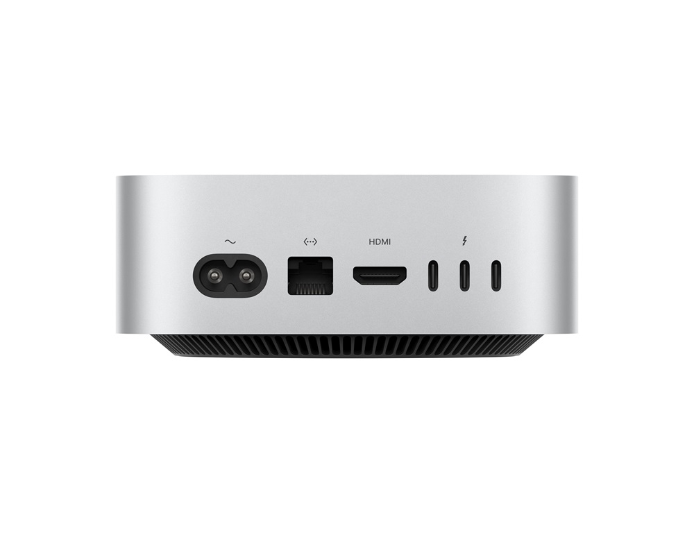 Apple Mac Mini/M4 chip 10 magos CPU és GPU/16GB/512GB SSD/ezüst asztali számítógép