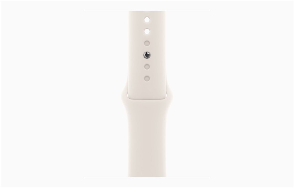 Apple Watch S10 Cellular (42mm) arany titán tok, csillagfény sportszíj (M/L) okosóra