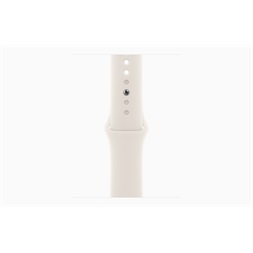 Apple Watch S10 Cellular (42mm) arany titán tok, csillagfény sportszíj (S/M) okosóra
