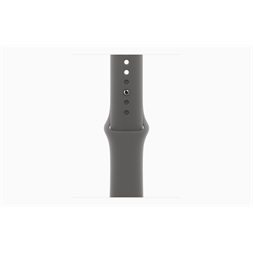Apple Watch S10 Cellular (42mm) natúr titán tok, kőszürke sportszíj (S/M) okosóra