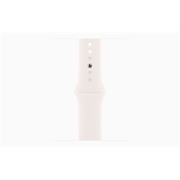 Apple Watch S10 Cellular (42mm) rozéarany alumínium tok, lágy rózsaszín sportszíj (M/L) okosóra