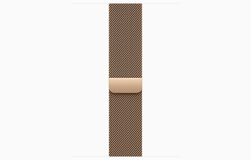 Apple Watch S10 Cellular (46mm) arany titán tok, arany milánói szíj (S/M) okosóra
