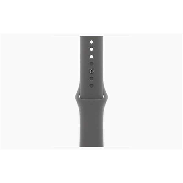 Apple Watch S10 Cellular (46mm) natúr titán tok, kőszürke sportszíj (S/M) okosóra