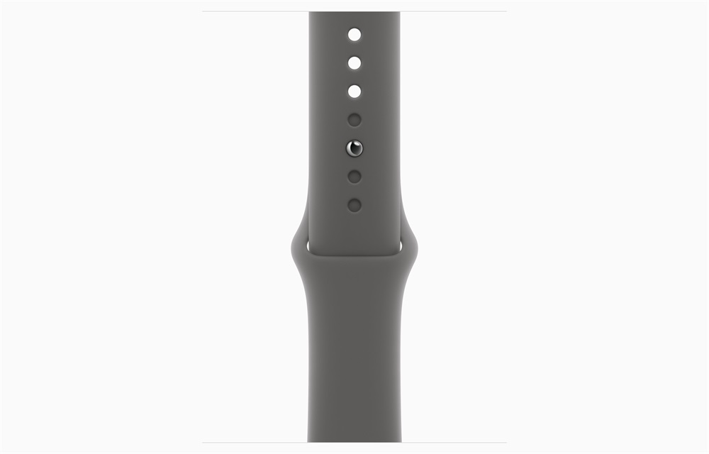 Apple Watch S10 Cellular (46mm) natúr titán tok, kőszürke sportszíj (S/M) okosóra