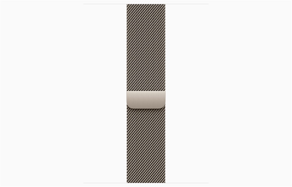 Apple Watch S10 Cellular (46mm) natúr titán tok, natúr milánói szíj (M/L) okosóra
