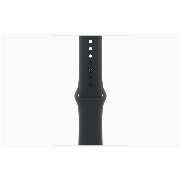 Apple Watch S10 Cellular (46mm) palaszürke titán tok, fekete sportszíj (S/M) okosóra