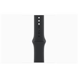 Apple Watch S10 Cellular (46mm) palaszürke titán tok, fekete sportszíj (S/M) okosóra