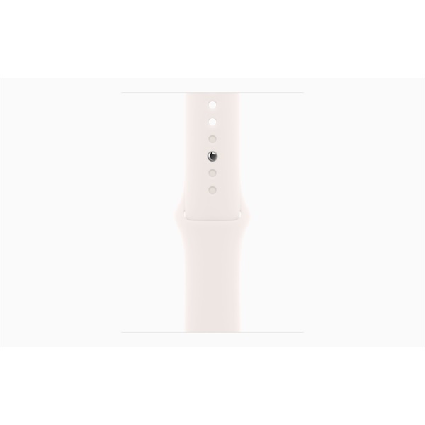 Apple Watch S10 GPS (42mm) rozéarany alumínium tok, lágy rózsaszín sportszíj (S/M) okosóra