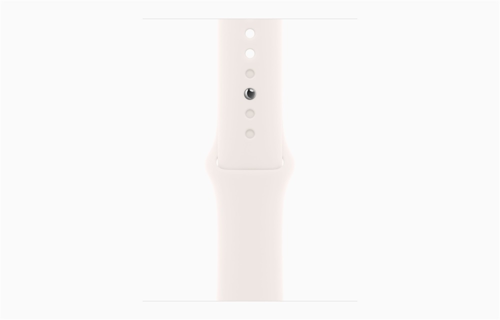 Apple Watch S10 GPS (42mm) rozéarany alumínium tok, lágy rózsaszín sportszíj (S/M) okosóra