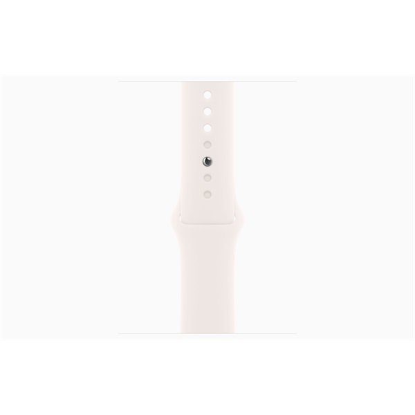 Apple Watch S10 GPS (46mm) rozéarany alumínium tok, lágy rózsaszín sportszíj (M/L) okosóra