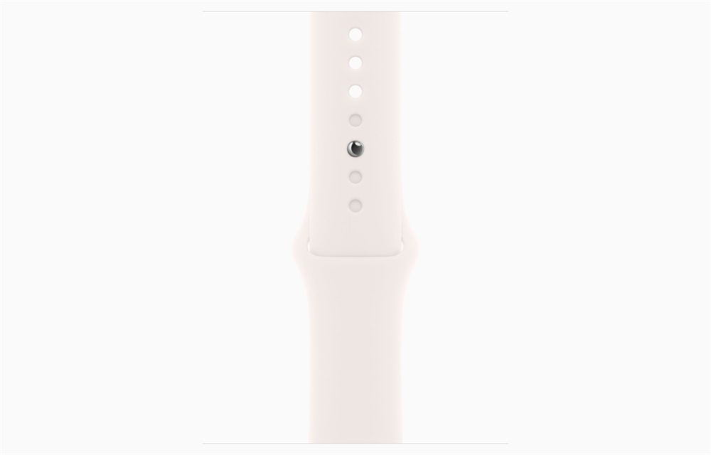 Apple Watch S10 GPS (46mm) rozéarany alumínium tok, lágy rózsaszín sportszíj (S/M) okosóra