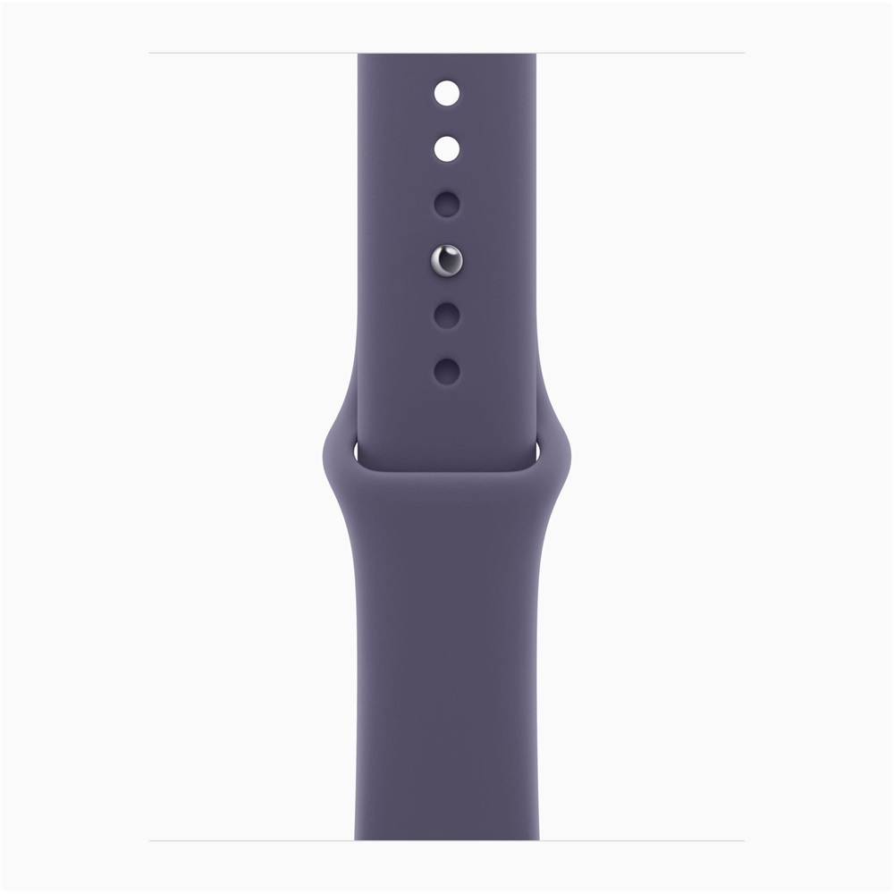 Apple Watch S11 Cellular (42mm) ezüst alumínium tok, ködös lila S/M sportszíjas okosóra