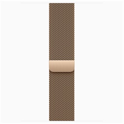 Apple Watch S11 Cellular (46mm) arany titánium tok, arany M/L milánói szíjas okosóra