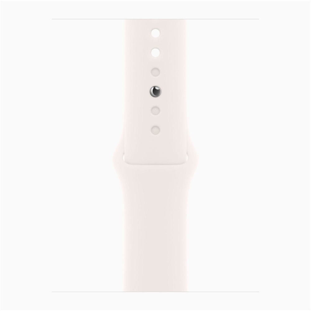 Apple Watch S11 GPS-es (42mm) rózsaarany alumínium tok, lágy rózsaszín M/L sportszíjas okosóra